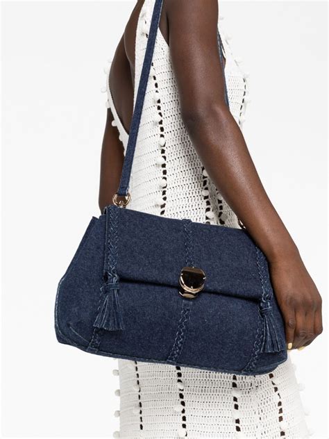 chloe bag white|chloe denim bag.